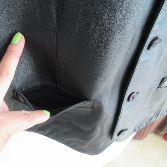 Scully Leather Harley Davidson Patch Men Vest X Large Pockets Fully Lined Black - Picture 5 of 15